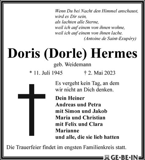 Doris Hermes Obituary (2023) .